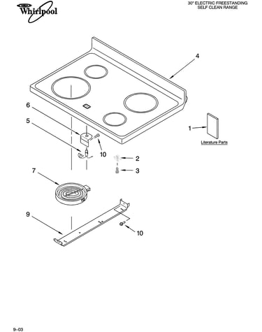 Cooktop parts