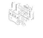 Whirlpool RF341BXKW2 control panel parts diagram