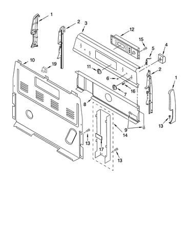 Control panel parts