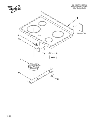 Cooktop parts