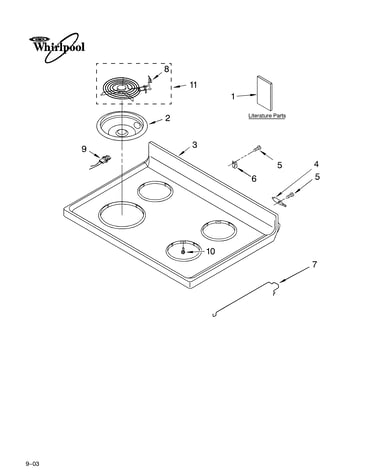 Cooktop parts