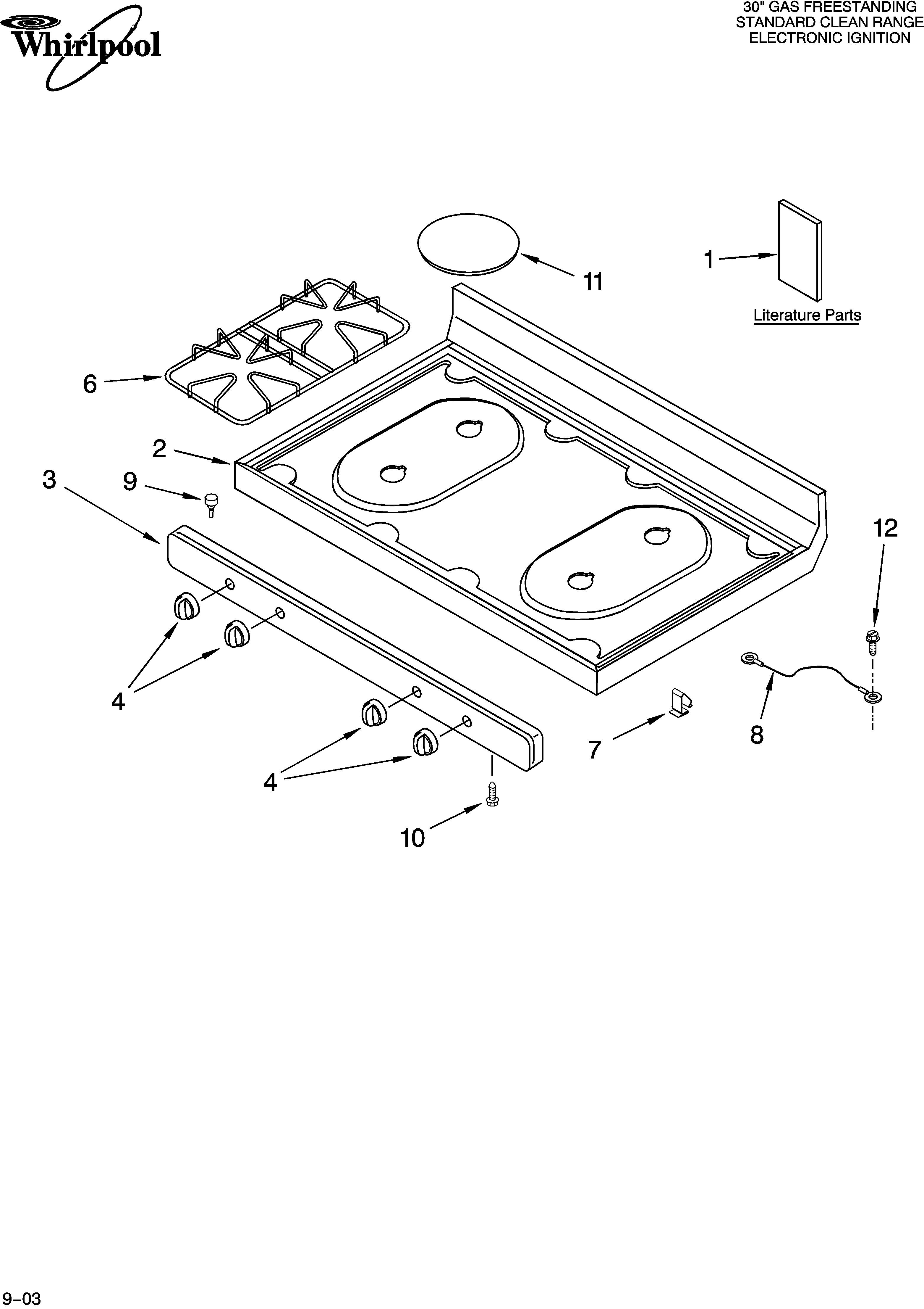 Cooktop parts