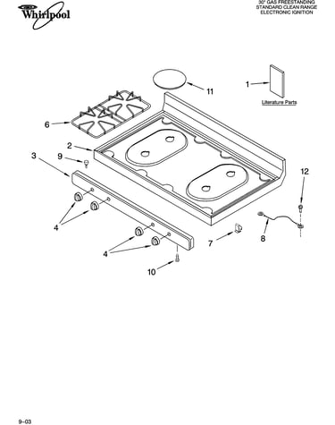 Cooktop parts
