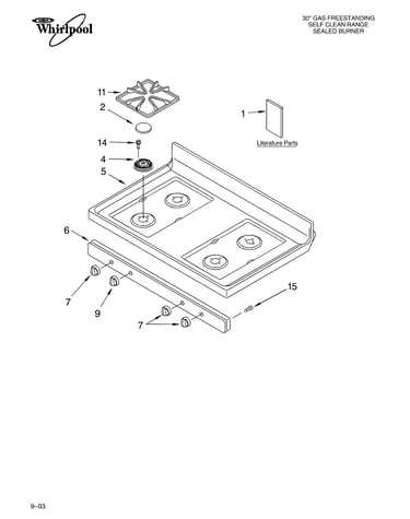 Cooktop parts