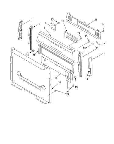 Control panel parts