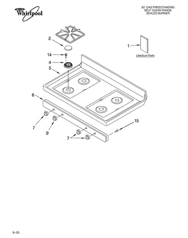Cooktop parts