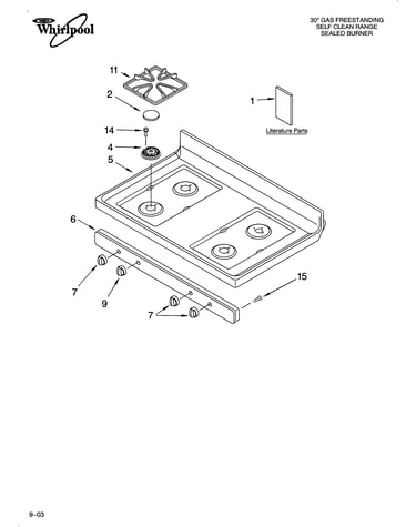 Cooktop parts