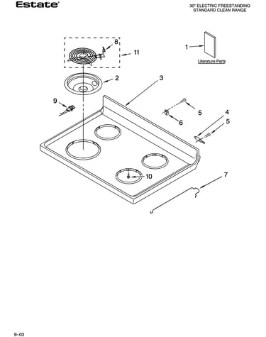 Cooktop parts