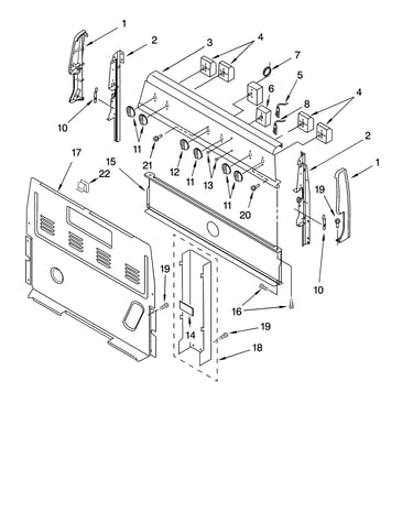 Control panel parts