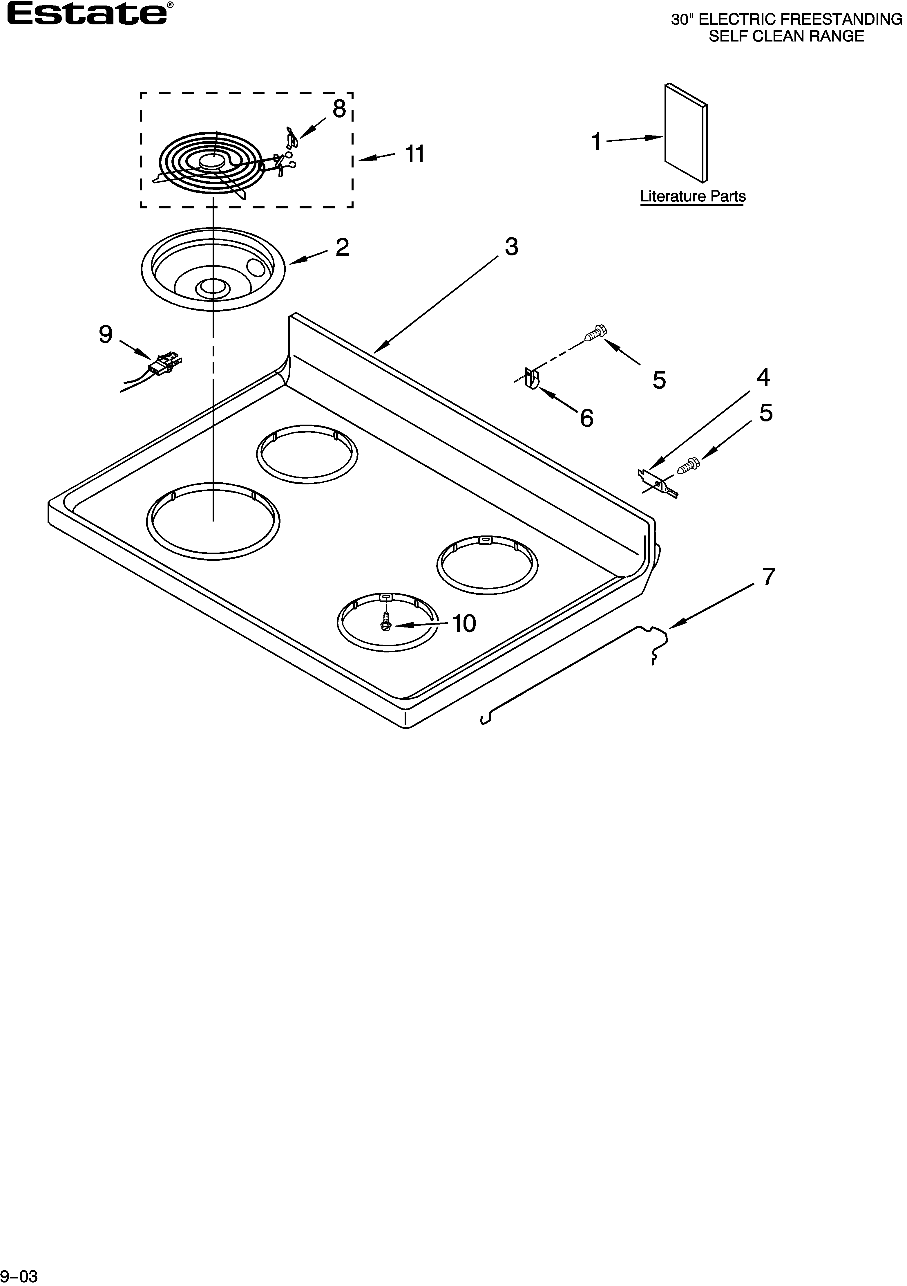 Cooktop parts
