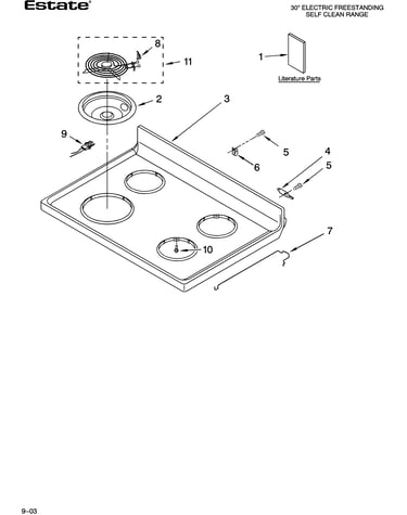 Cooktop parts