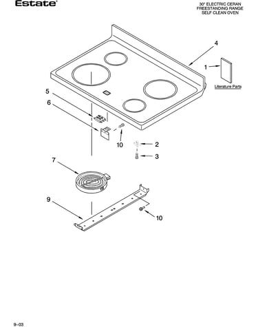 Cooktop parts