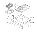 Drawer & broiler parts, miscellaneous parts