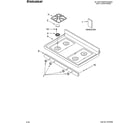 Estate TGS325MT0 cooktop parts diagram