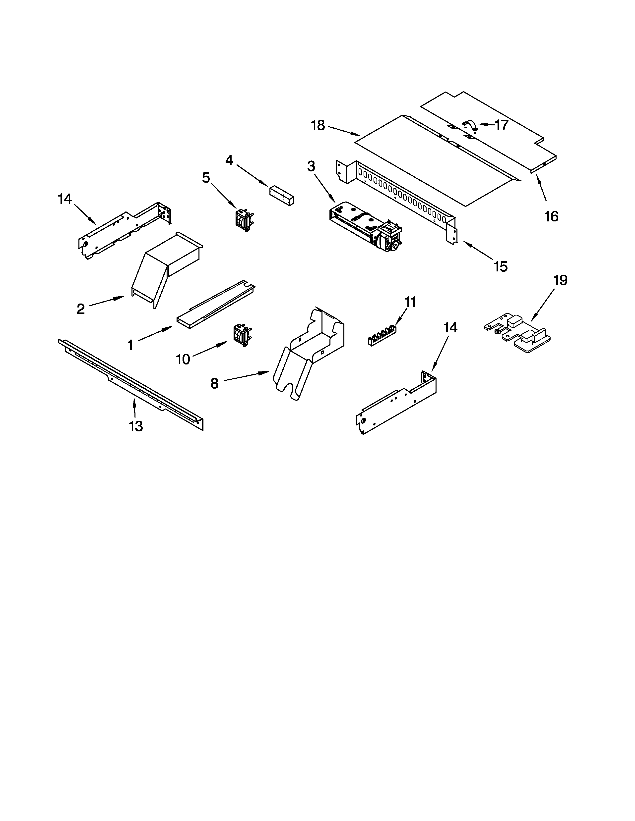 Top venting parts, optional parts
