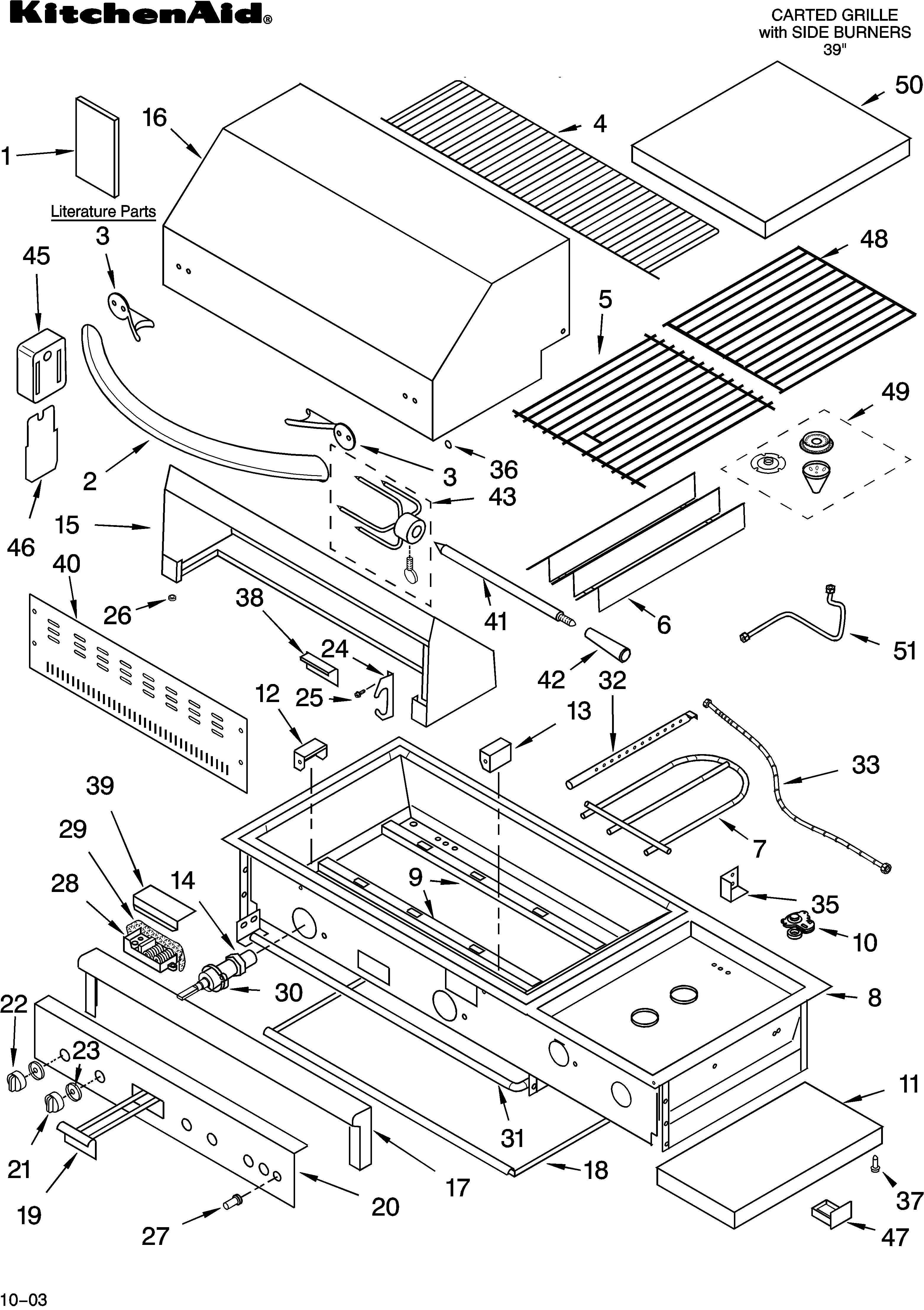 Grille parts