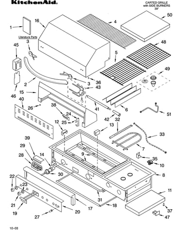 Grille parts