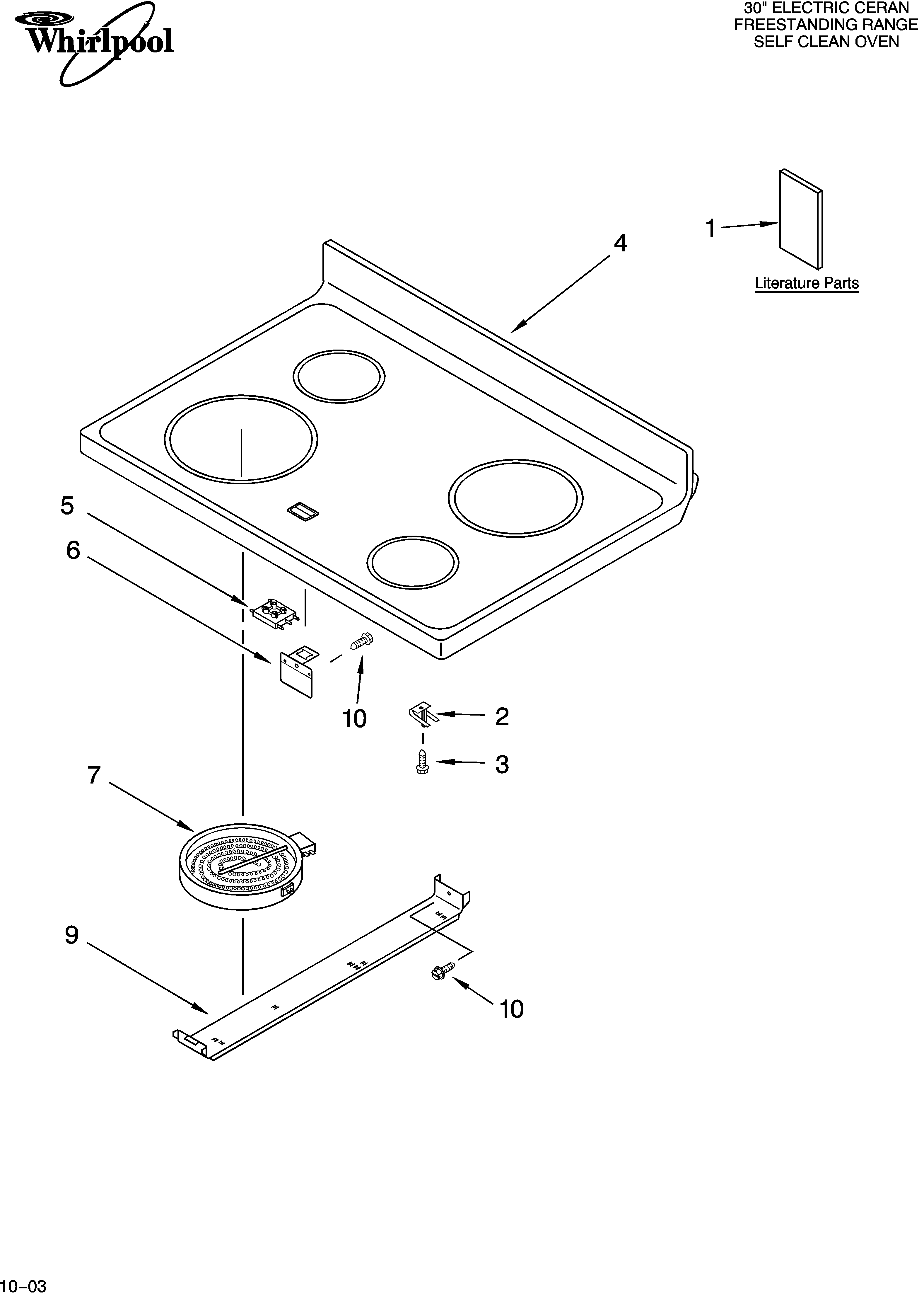 COOKTOP PARTS