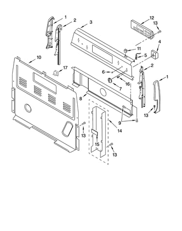 Control panel parts
