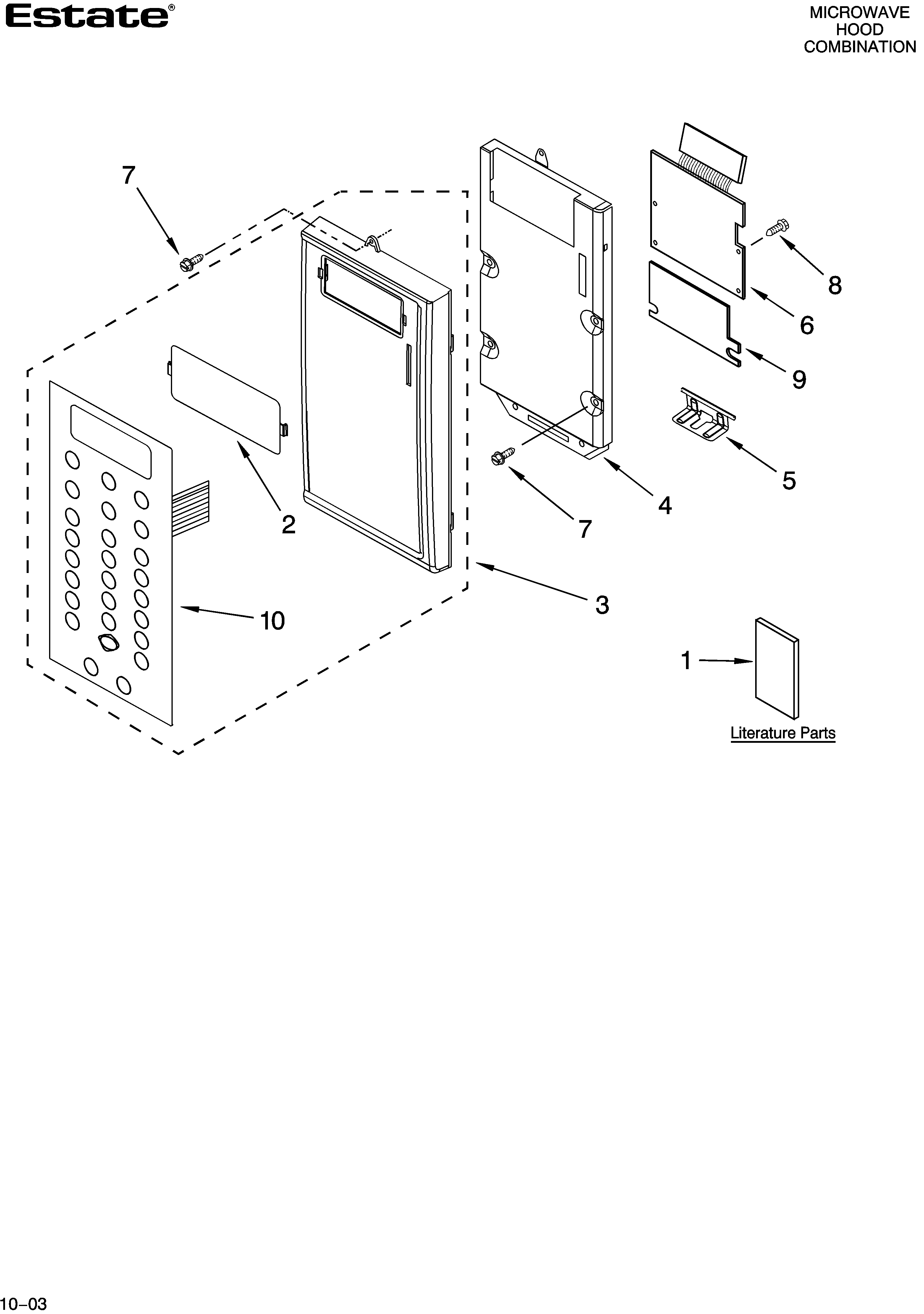 Control panel parts