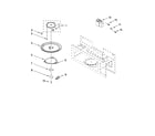 Estate TMH14XMS0 magnetron and turntable parts diagram
