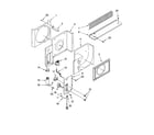 Whirlpool ACU102PK2 airflow and control parts diagram