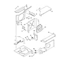 Crosley CA18WCK0 airflow and control parts diagram