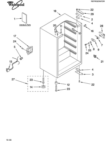 Cabinet parts