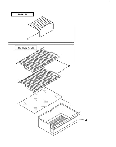 Shelf parts, optional parts