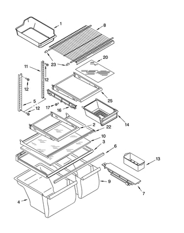 Shelf parts