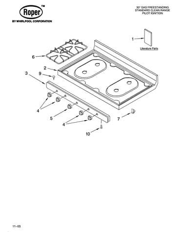 Cooktop parts