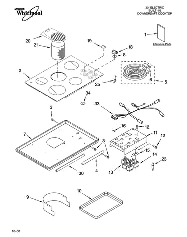 Cooktop parts