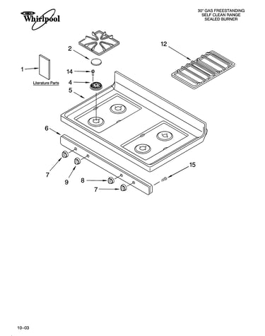 Cooktop parts