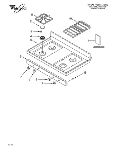 Cooktop parts