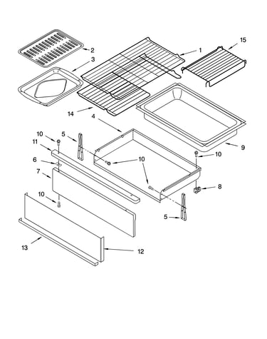 Drawer & broiler parts