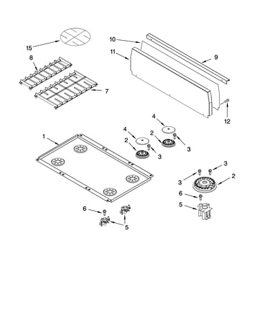Cooktop parts