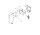 KitchenAid KDRP463LSS05 oven door parts diagram