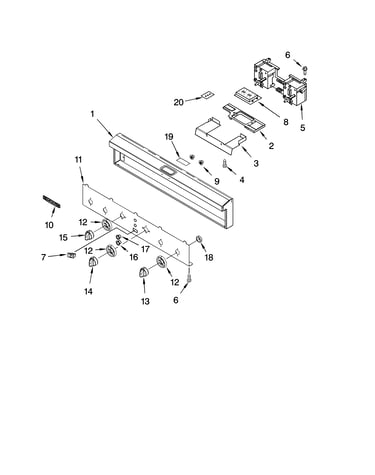 Control panel parts