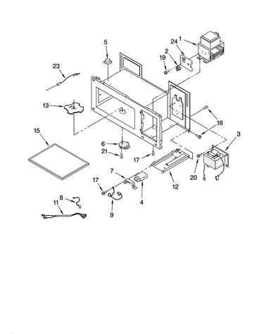 Magnetron and air flow parts