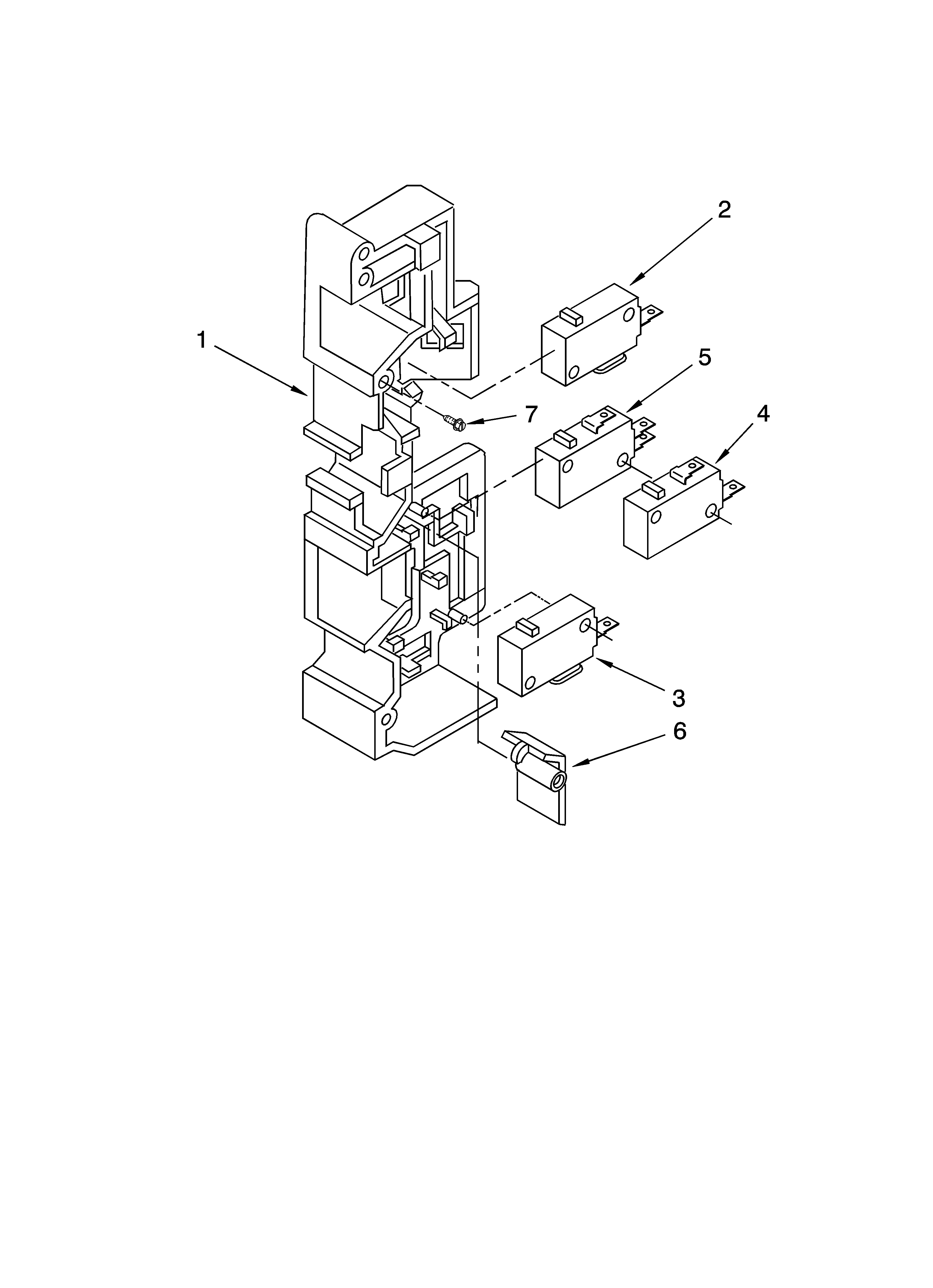 Latch board parts