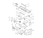 KitchenAid KHMS155LSS1 interior and ventilation parts diagram