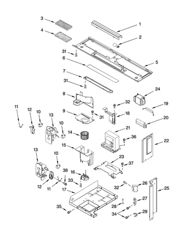 Interior and ventilation parts