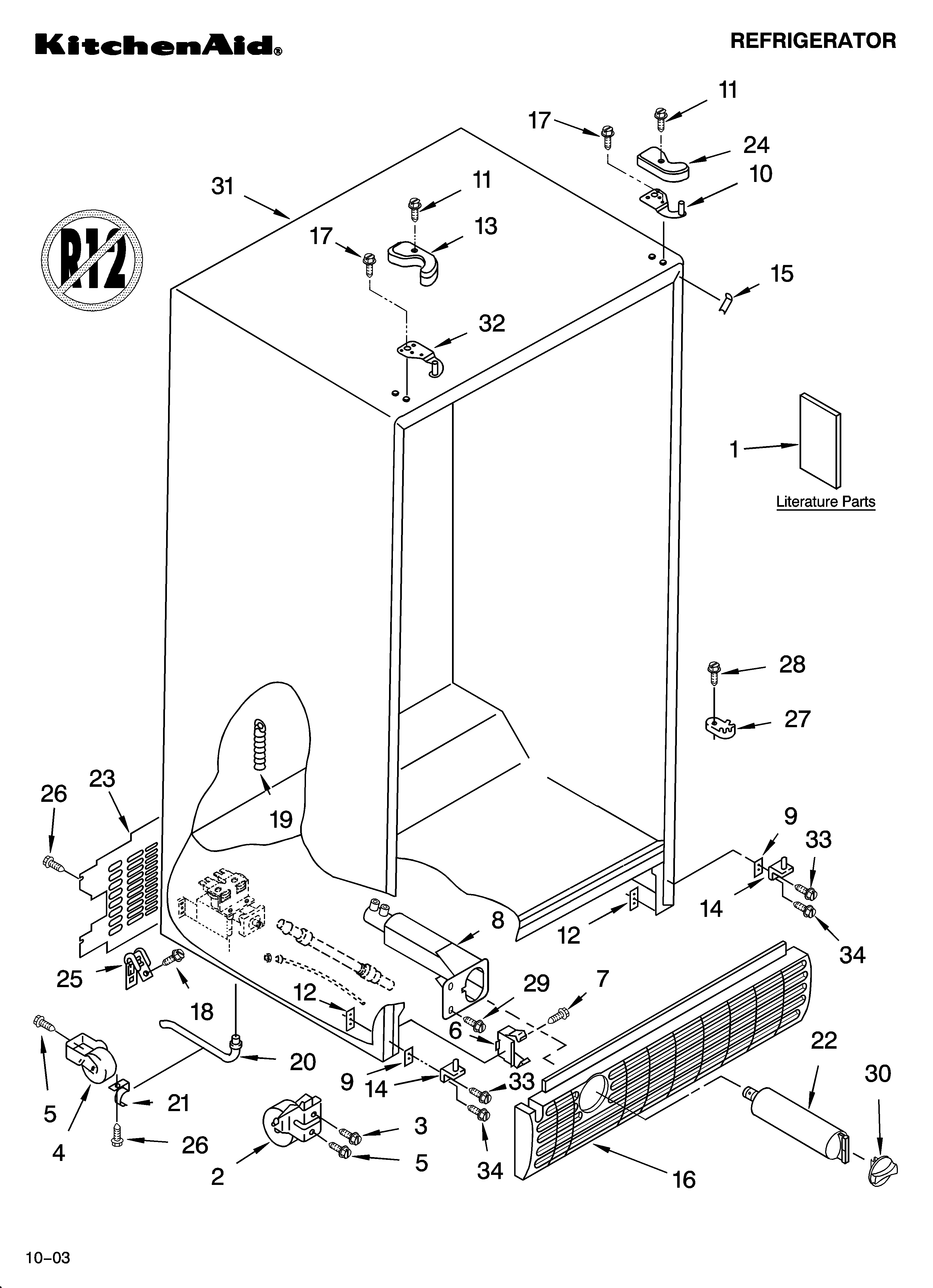 Cabinet parts