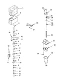 Motor and ice container parts