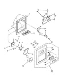 Dispenser front parts