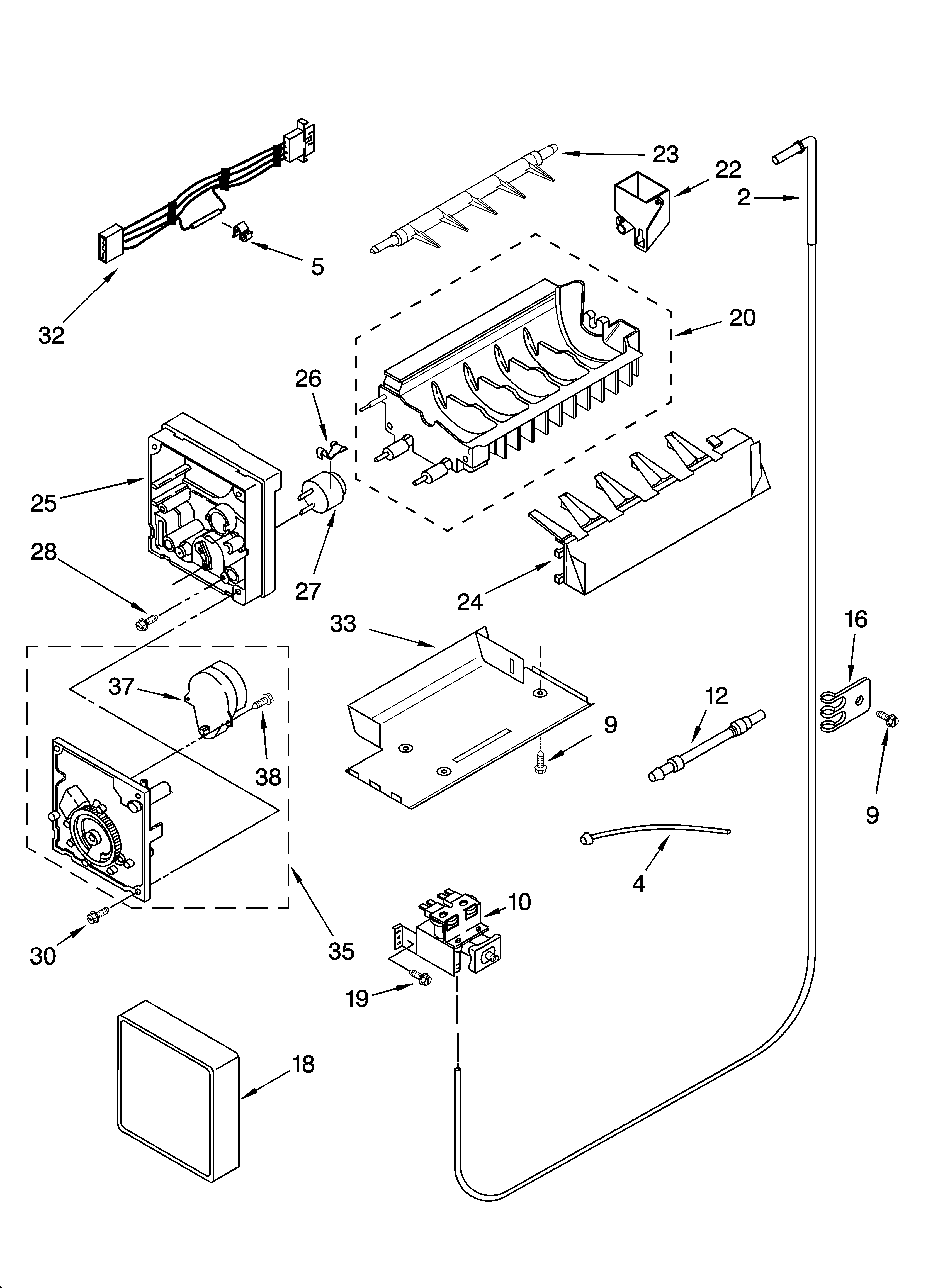 Icemaker parts