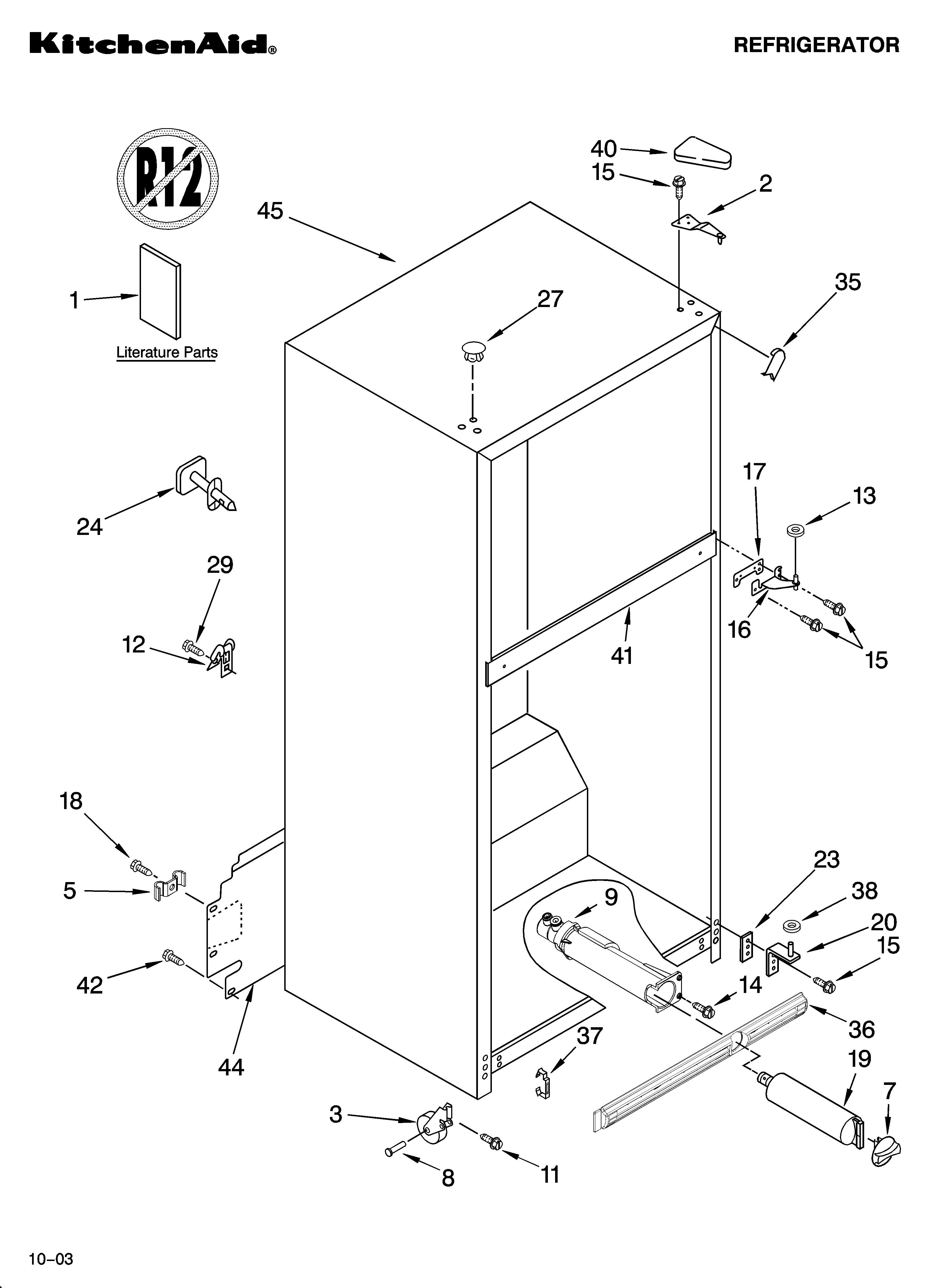Cabinet parts
