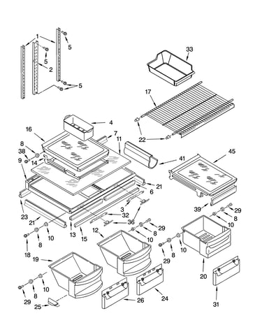 Shelf parts
