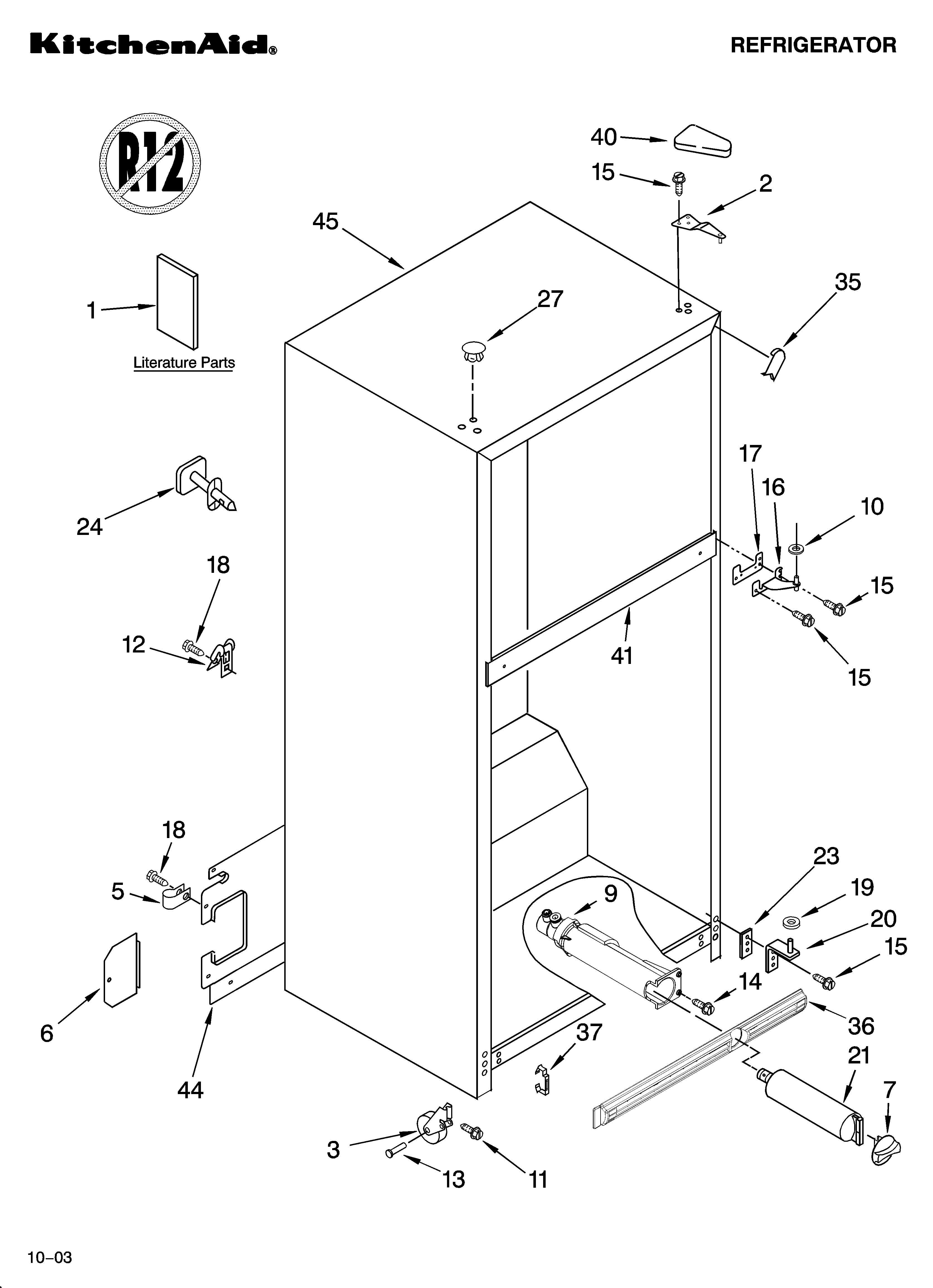 Cabinet parts