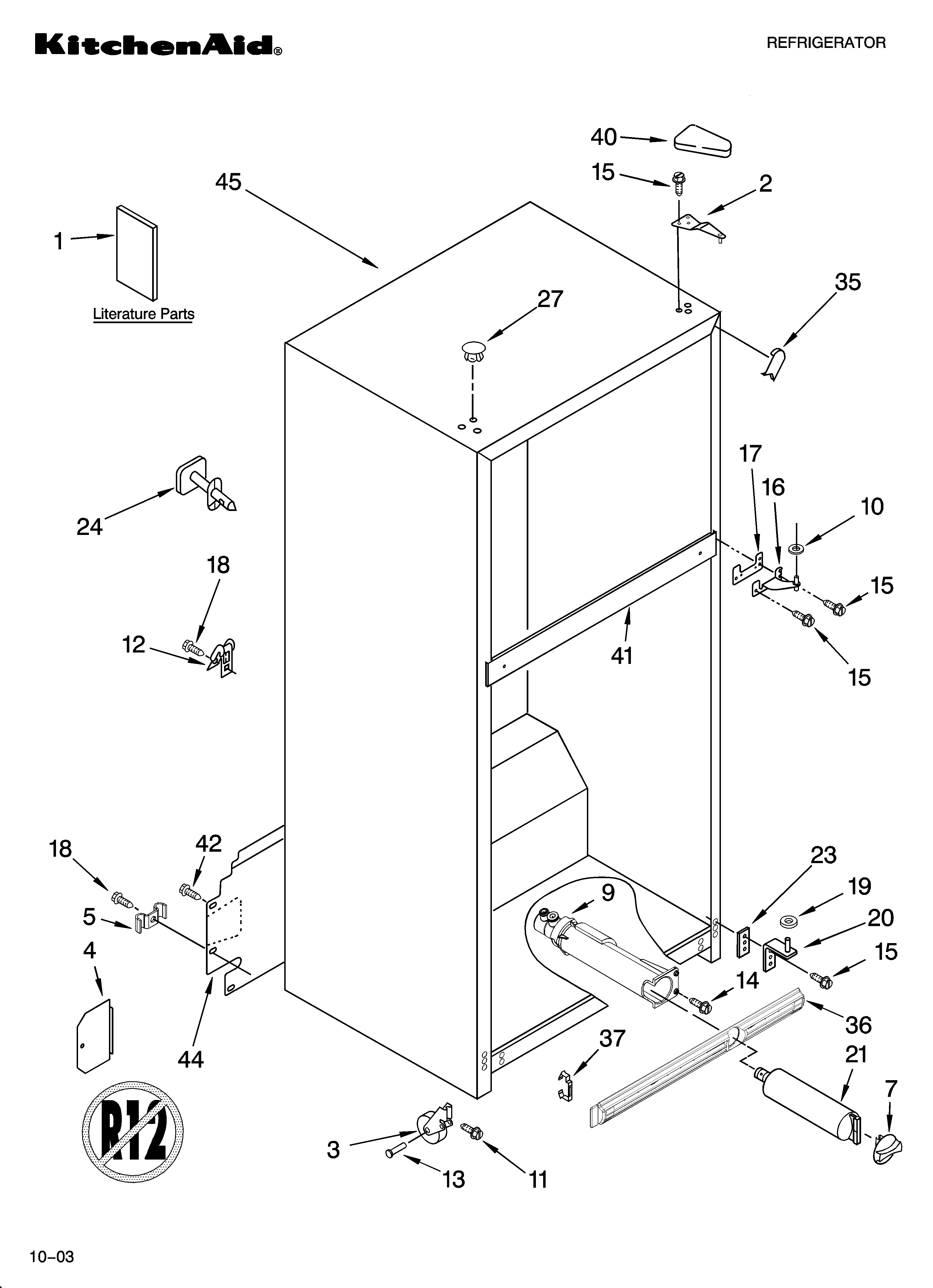 Cabinet parts